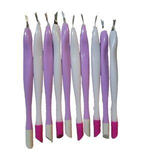 Cuticle Trimmer (10 Pcs) Colorful Practical Nail Art Tools Pedicure US Seller